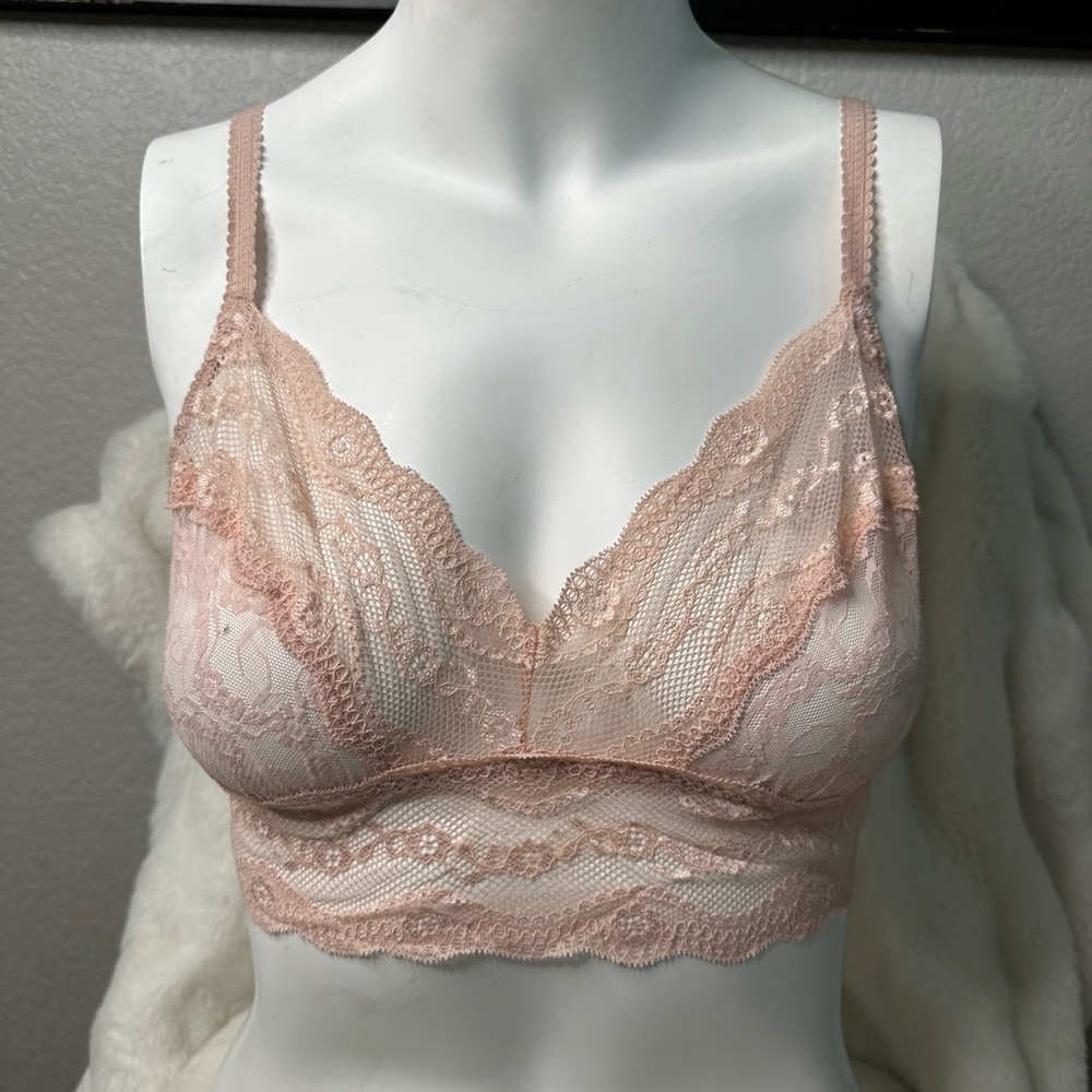 Pink Lace Bralette